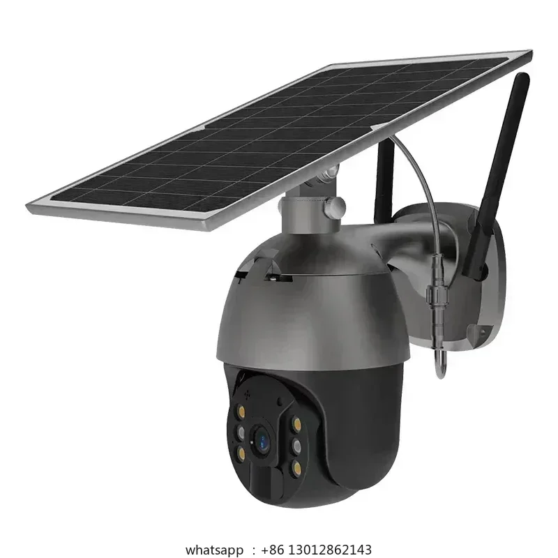 

2K 4MP беспроводная солнечная камера высокой четкости IP65 водонепроницаемая наружная безопасность беспроводная солнечная батарея 4G Wi-Fi камера