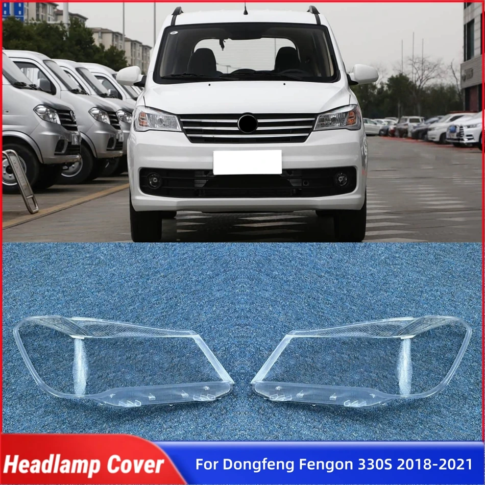 For Dongfeng Fengon 330S 2018 2019 2020 2021 Car Accessory Products Polycarbonate High Gloss Fully Transparent Headlights Cover