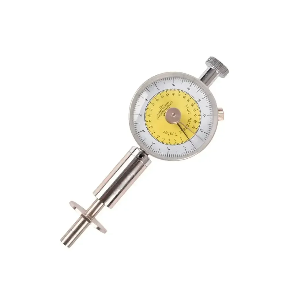 Portable Fruit Hardness Tester Meter Gauge Fruit Penetrometer For Apple Pear Watermelon Banana With Two Pressure Head 11mm 8mm