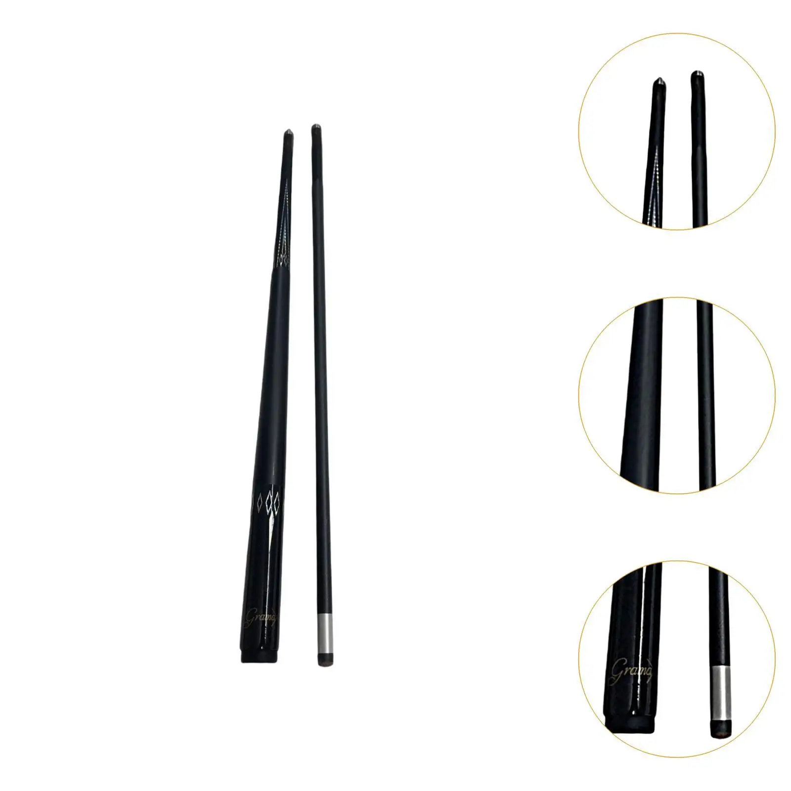 عصا البلياردو من ألياف الكربون مقاس 13 مم بالحجم الكامل مقاس 58 بوصة للبلياردو