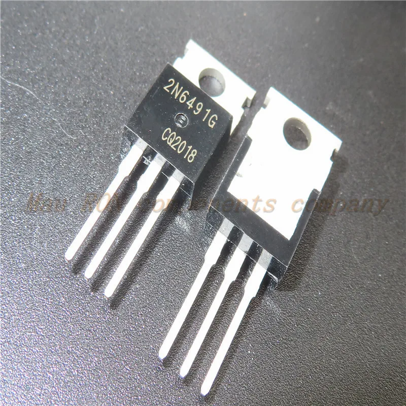 10PCS/LOT Spot 2N6491G 2N6491 TO-220 PNP Transistor Power Tube 90V 15A Quality Assurance