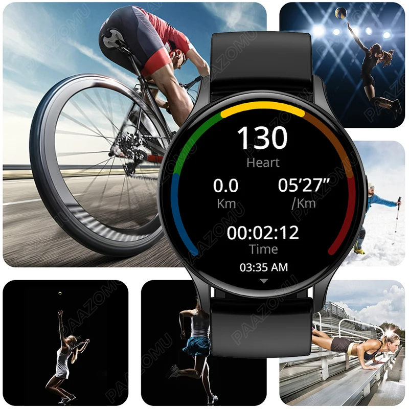 Real AMOLED Smartwatch Men 1.43" 466*466 HD Screen Always Display NFC Bluetooth Call IP68 Waterproof Sports Women Smart Watch 4