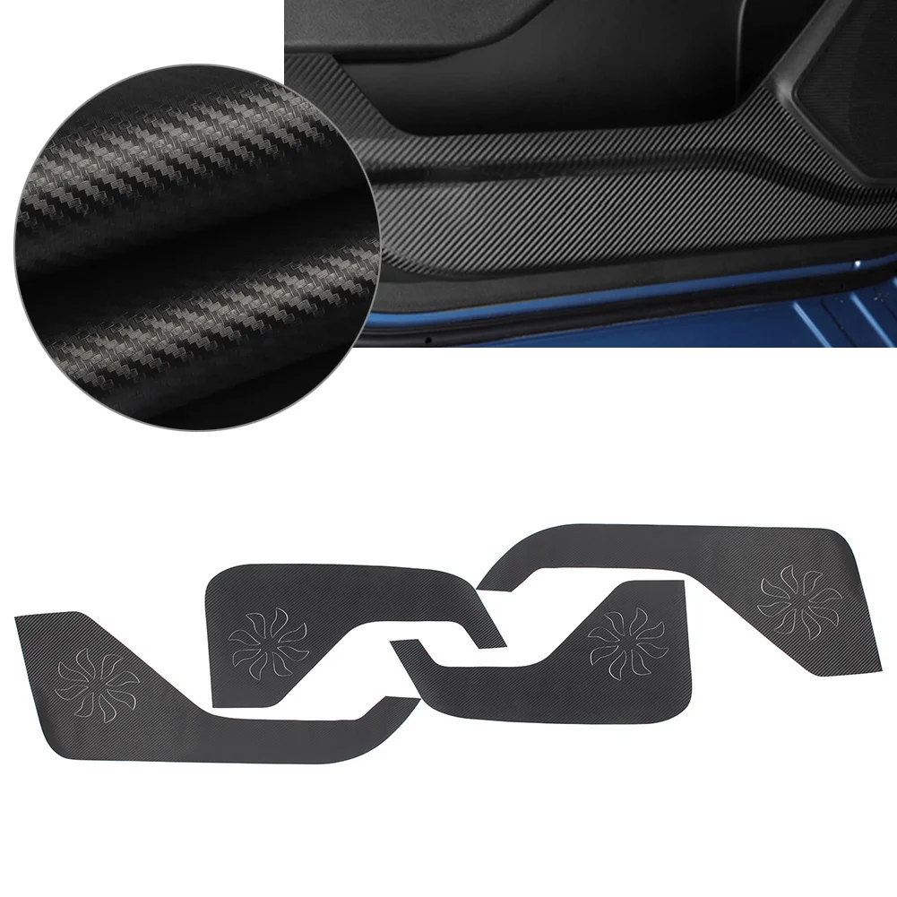 4 Pcs Car Door Anti Kick Pad Protection Cover Trims For Ford Explorer 2020 2021 2022