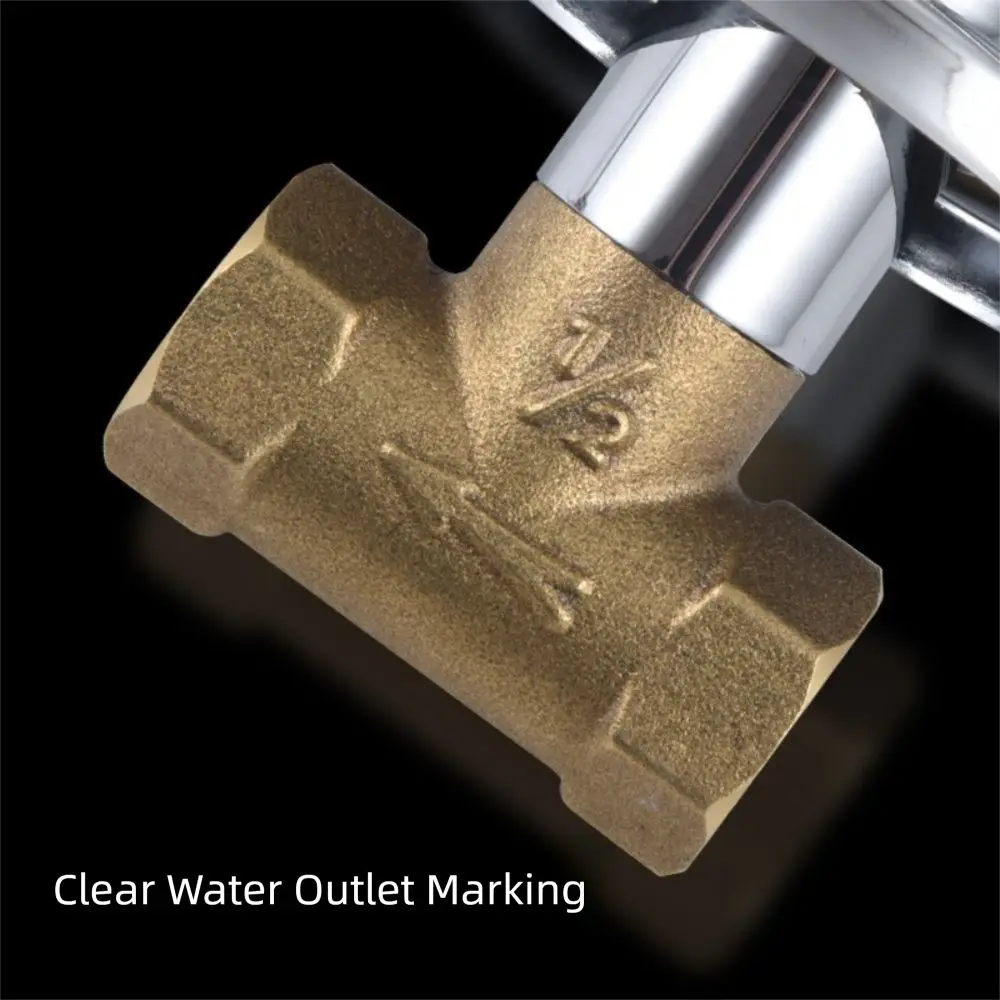 

Темный клапан, латунный материал, скрытый переключающий клапан, одна ручка, быстрооткрывающаяся конструкция, душевой клапан, клапан подачи воды, домашняя сантехника