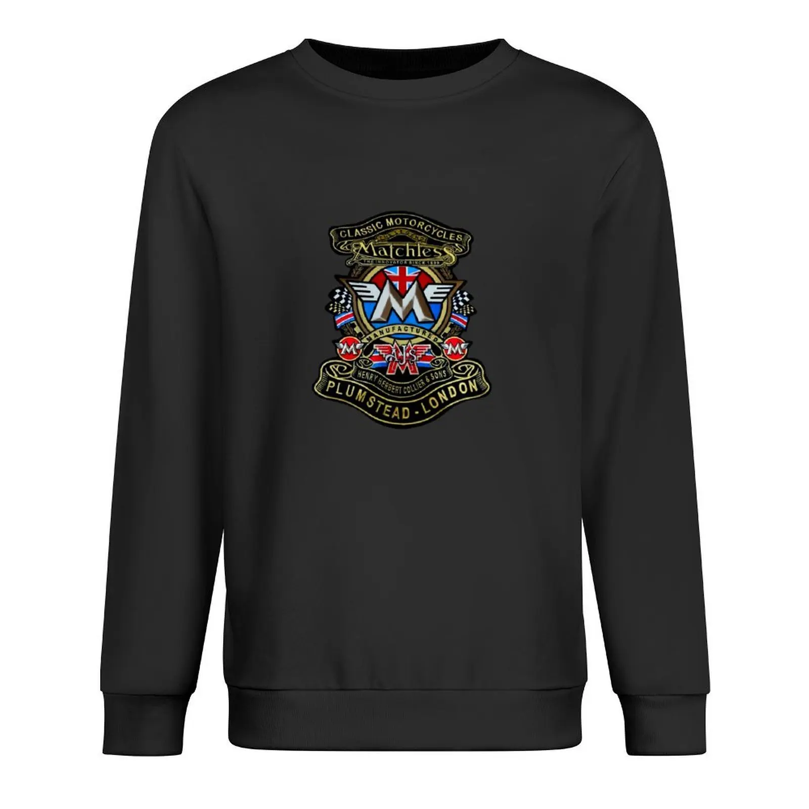 

Matchless AJS Motorcycles Motorbike crest Pullover korean style clothes men clothes winter clothes sweatshirt male