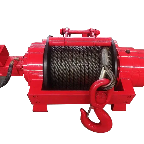 China Factory 8 tons Hydraulic Winch 10/ 15/ 20/ 25/ 30 tons  for crane truck  Professional winch production