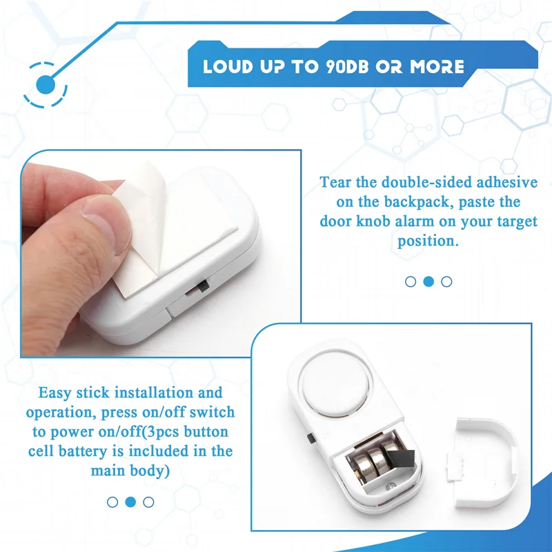 

AC57-6 компл./упак. беспроводная противоугонная квартира охранная сигнализация дверная сигнализация окно для домашней безопасности DIY магнитный датчик