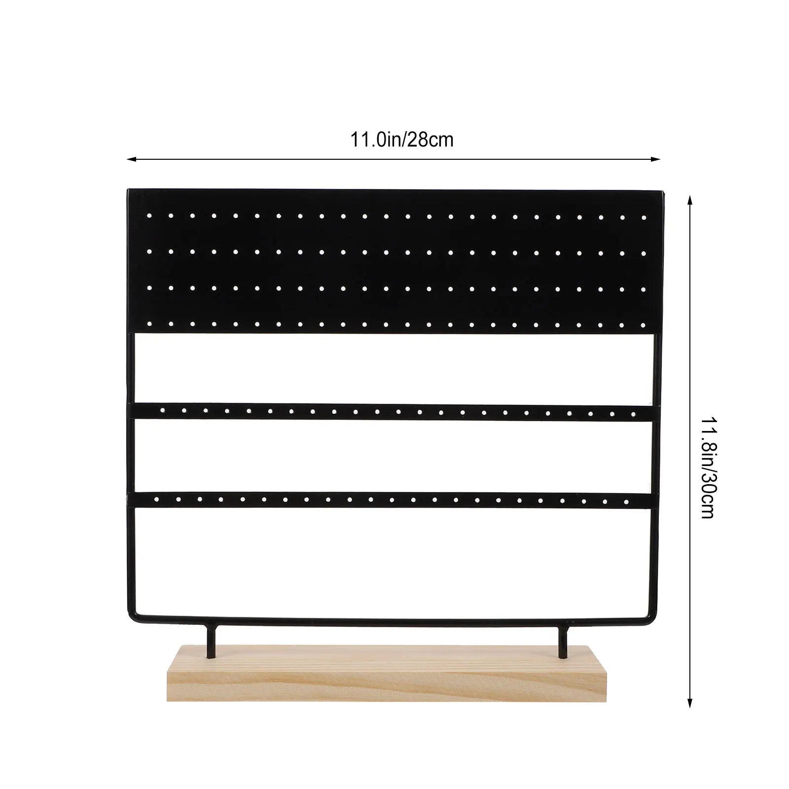 Creative Earring Rack Iron Anti Rust 3 Layers Jewelry Tower Earring Stand Rack Storage Organizer For Earrings Jewelry Display