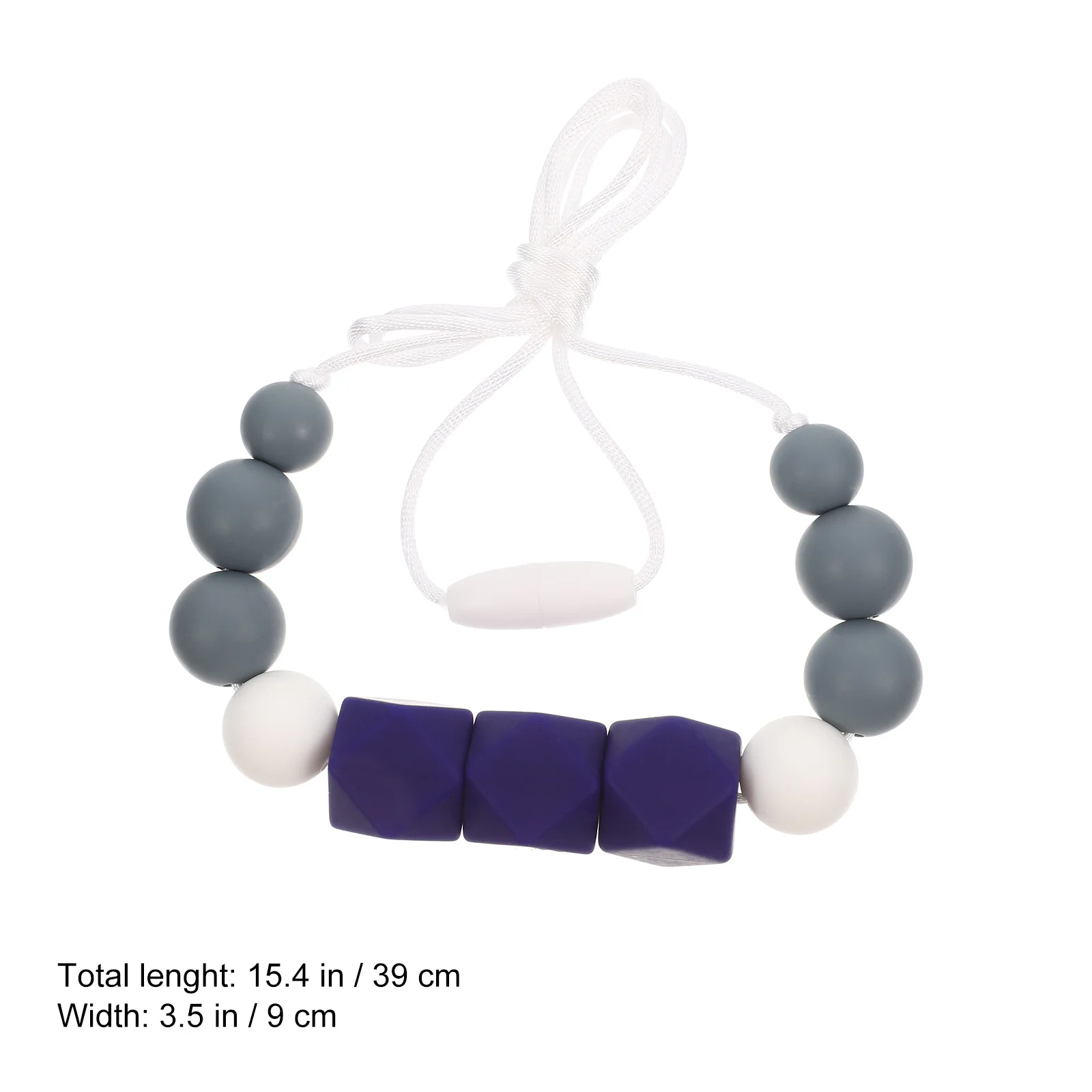 

Baby Teething Necklace High Quality Food Grade Silicone Infant Chewing Necklace for Soothing Gums and Strengthening Jaw Muscles