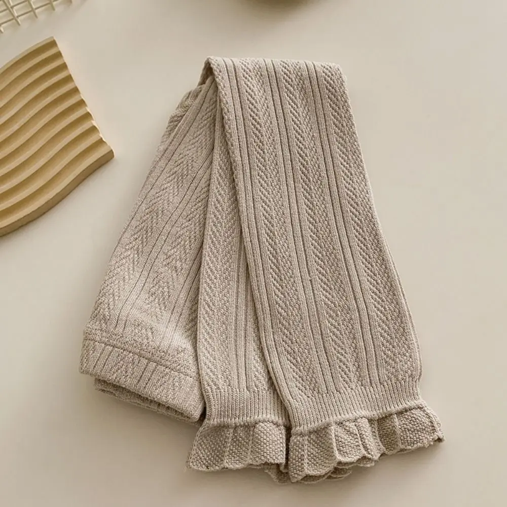 Fashion Soft Legging Cotton Comfort Toddler Pantyhose Lotus Edge Warm Newborn Long Pants Socks Girls 1-6 Years Old