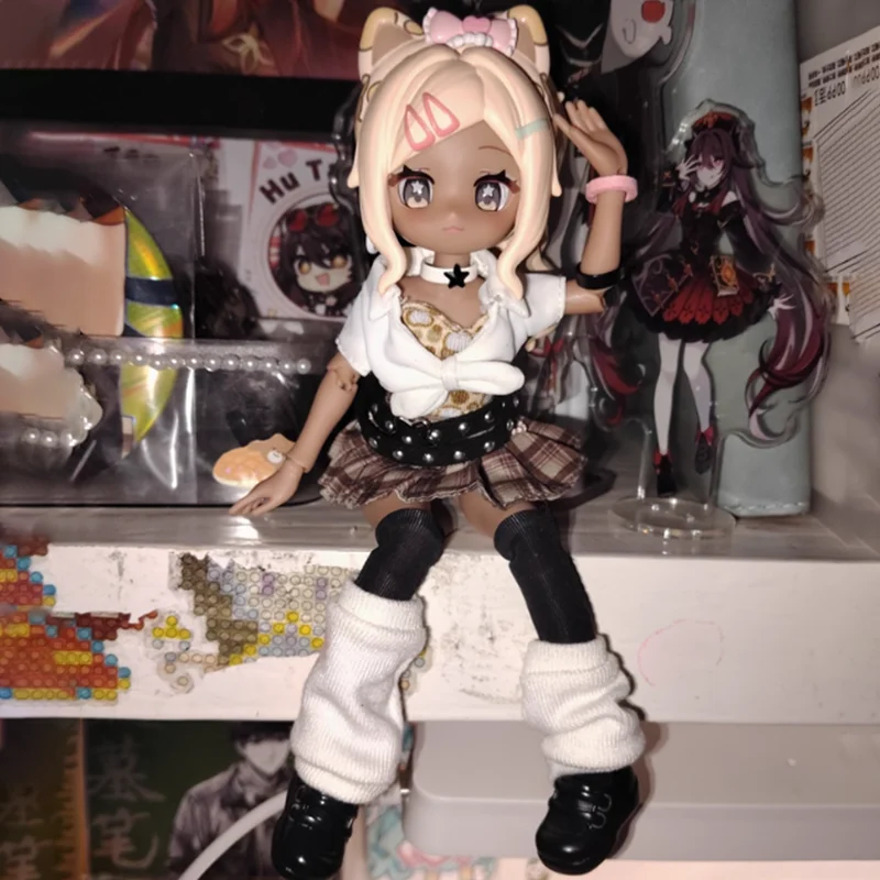 Vrijheid Advocate Bjd Blind Box Puppy Elektronische Schattige Huisdier Pop Serie Collectible Beeldje Tafelblad Decoratie Klein Cadeau