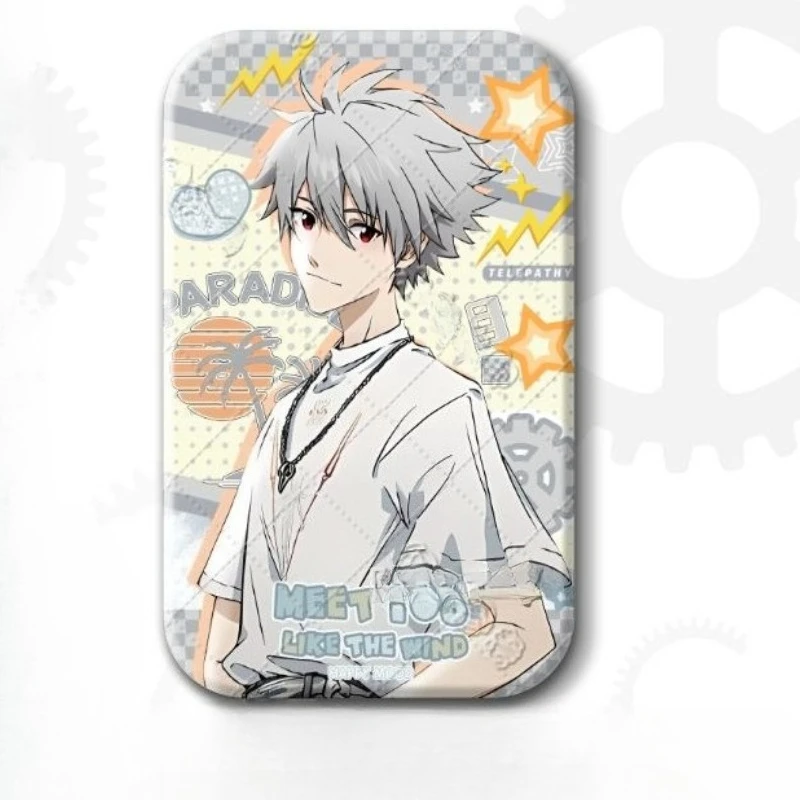 NEON GENESIS EVANGELION Ayanami Rei Asuka Langley Soryu personalità creativa bar distintivo studente spilla ciondolo regali di festa