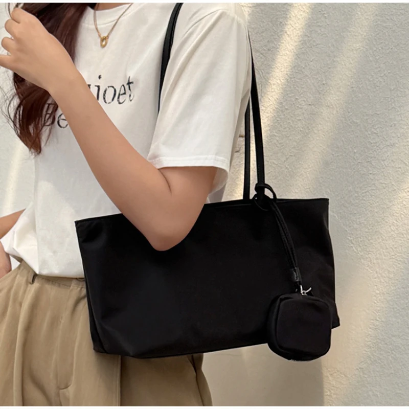 Karierte Canvas-Umhängetasche für Damen, leichte, lässige Pendler-Handtasche, Vintage-Tragetasche mit kariertem Muster und Farbblock-Design – Detail 21