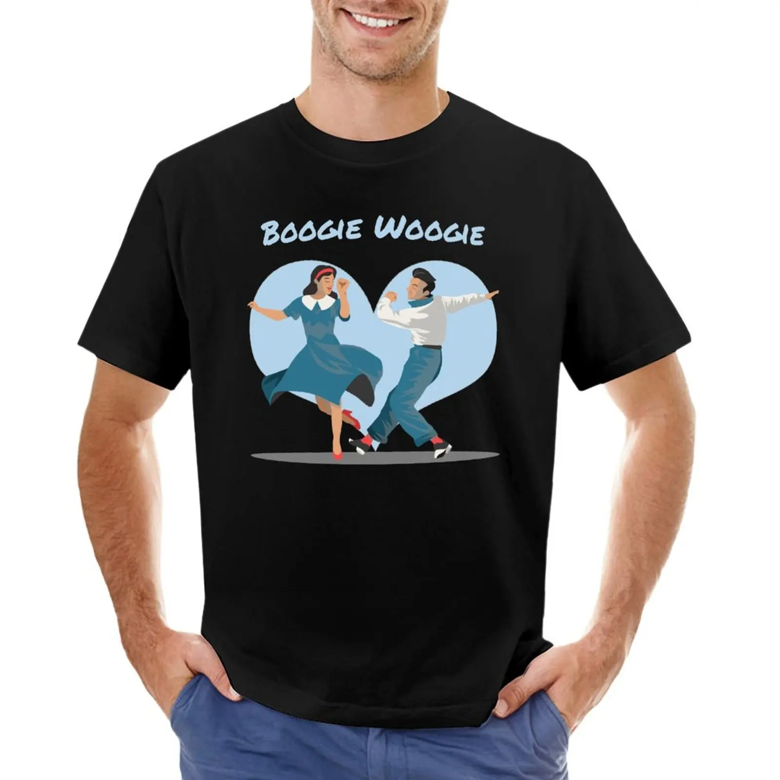 I love Boogie Woogie T-shirt quick-drying tees for a boy mens vintage t shirts