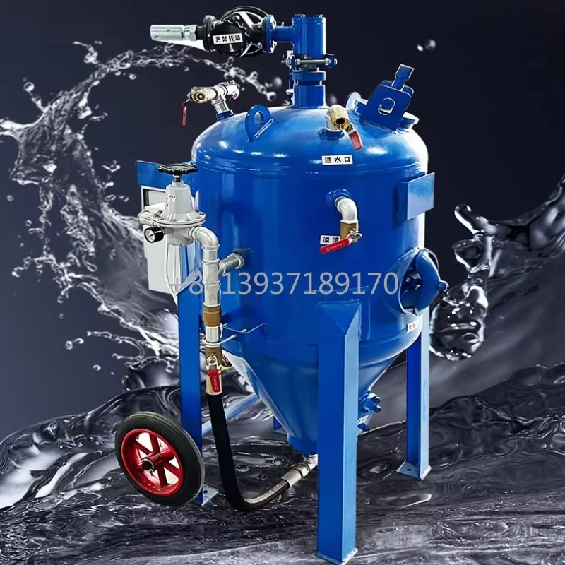 آلة السفع الرملي الرطبة ذات الضغط العالي آلة السفع الرملي المفتوحة المحمولة لإزالة الصدأ آلة السفع الرملي المائية الخالية من الغبار #3