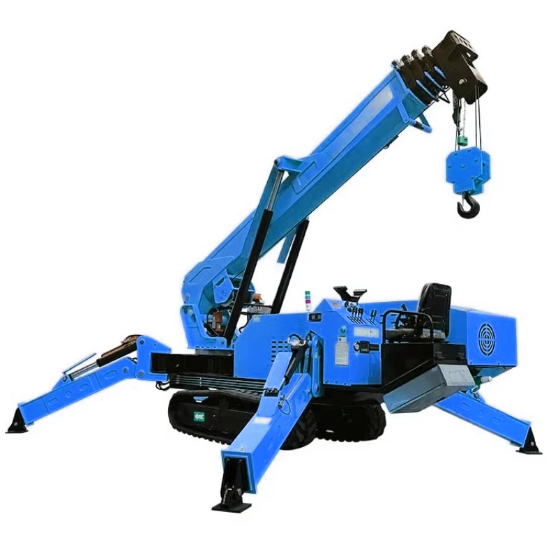 Diesel Spider Crane Crawler Crane Mini Crawler Crane Portable Spider Lift High Stability Outrigger Lifting Customized Parameter