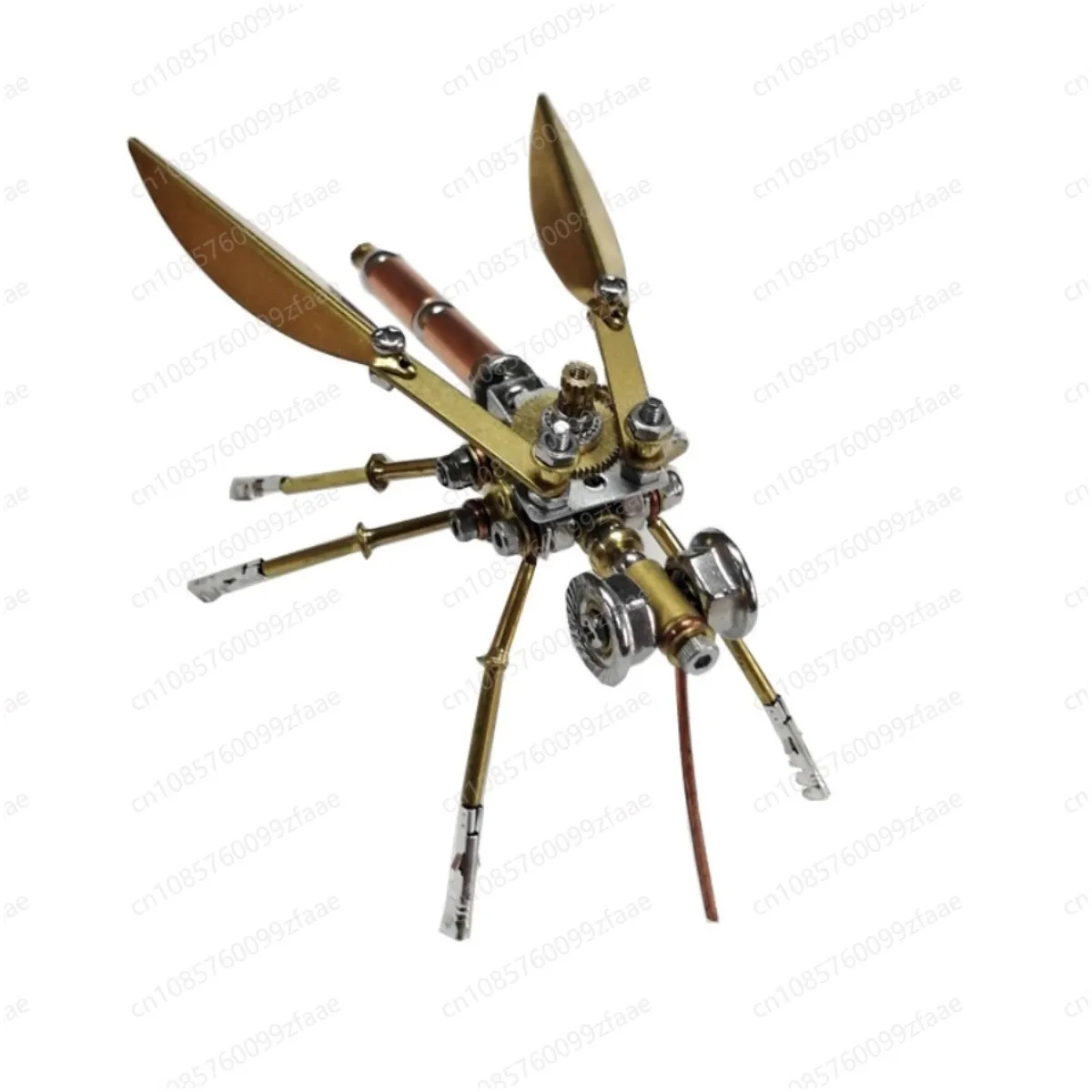 Steampunk Mosquito 3D Metal Model DIY Assembly Creative Ornament