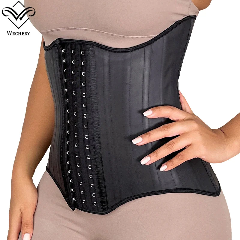 Latex Reductive Waist Trainer Colombian Girdle For Women Slim Body Shaper Abdominal Compression Steel Bone Female Modeling Strap