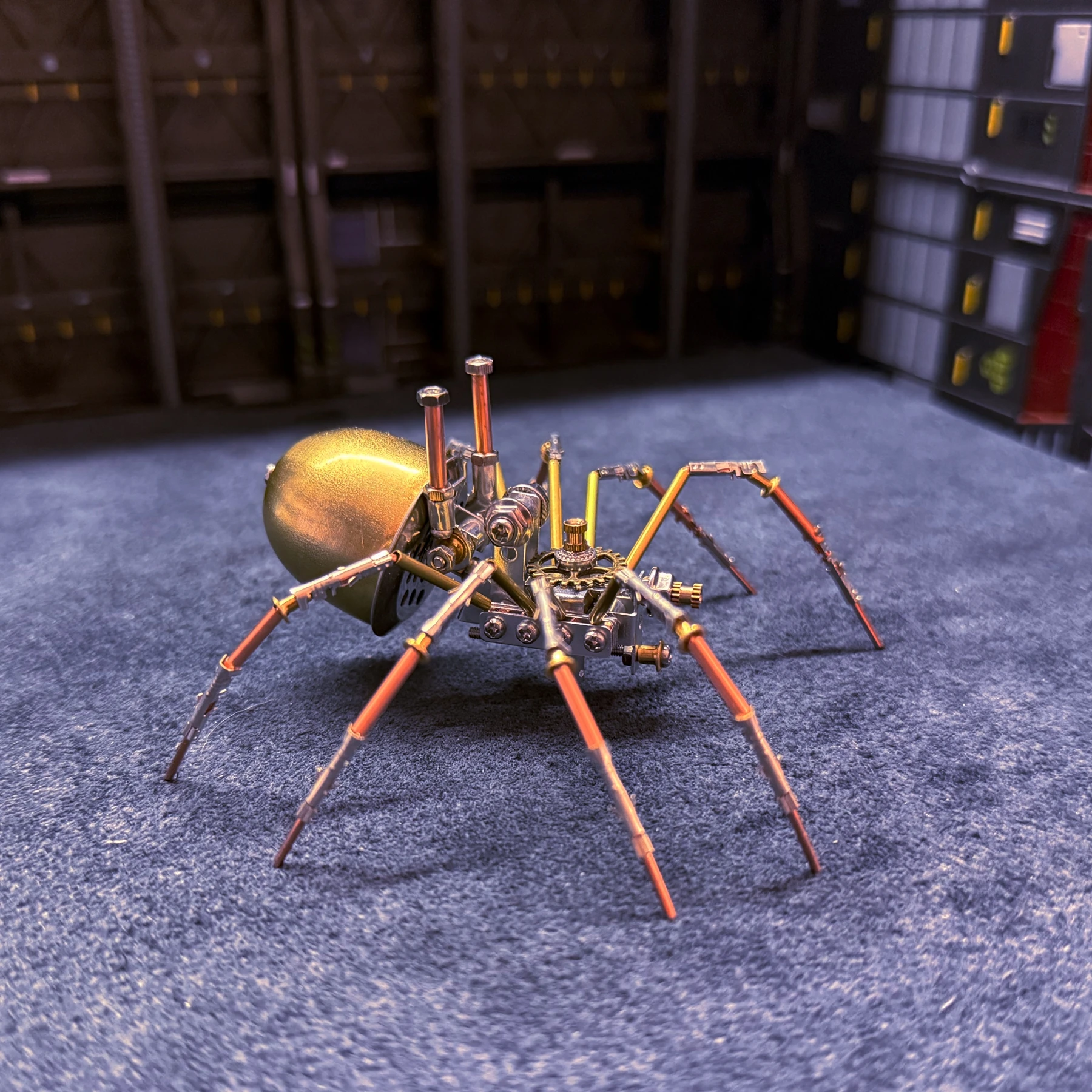 العنكبوت الآلات المعدنية نموذج لغز الاطفال ألعاب علمية DIY الجذعية مجموعة التعلم التكنولوجي ألعاب تعليمية #2