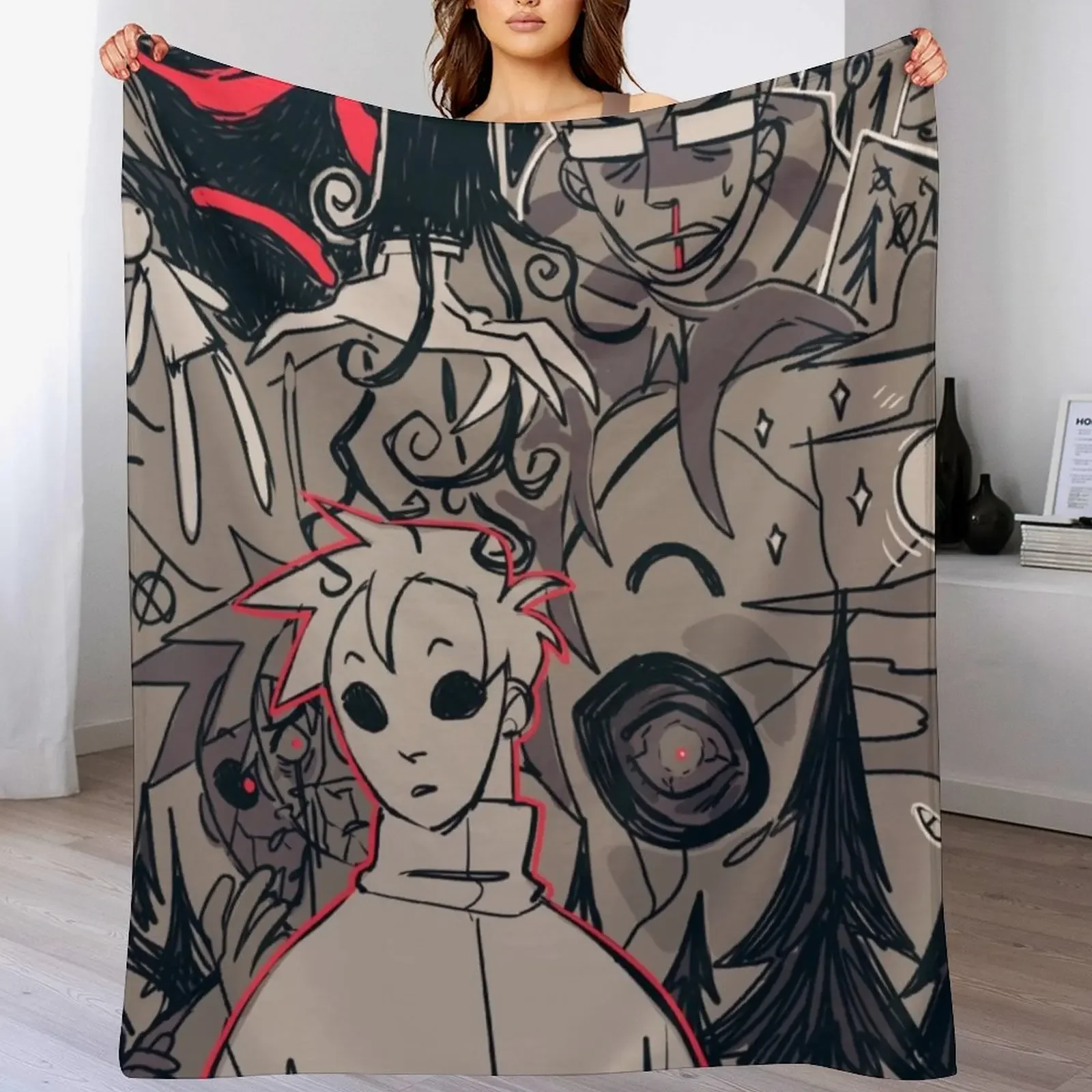 

New marble hornets Throw Blanket Warm Accent Blanket for Living Room Decoration