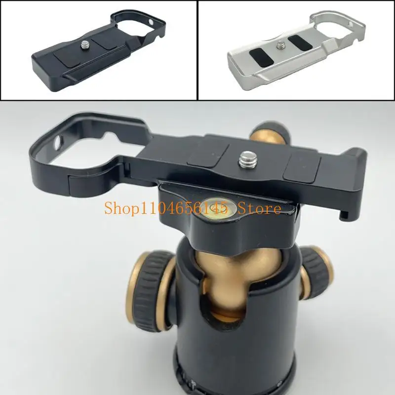 5asd Bottom Mount Plate for ZV-E10 Standard 1/4inch Quick Release Plate Easy Switching Between Horizontal Vertical