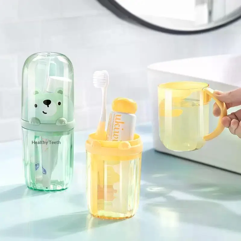 

Дорожная чашка для полоскания рта, чашка для чистки зубной щетки, чашка для зубной щетки Портативная домашняя чашка для мытья и хранения зубной пасты