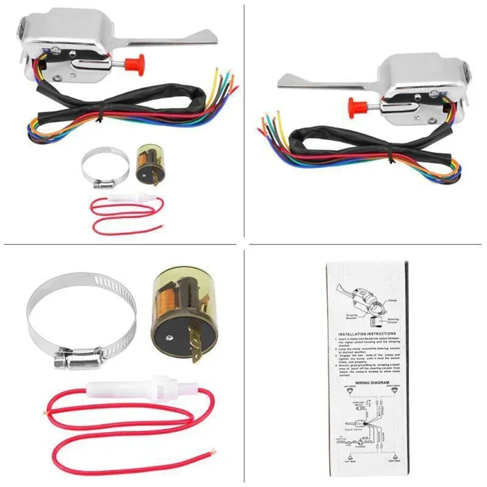 12V Universal Turn Signal Switch For Ford For GMC Street Hot Rod 2024 Hot Sale Brand New And High Quality New Store Discount