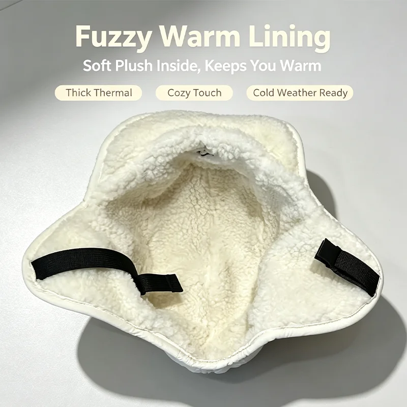 1/2/3PCS Windproof Warm Hat Winter Fleece Thickened Thermal Outdoor Ski Hat Earflap Men Women Cycling Ear Protectors Hats