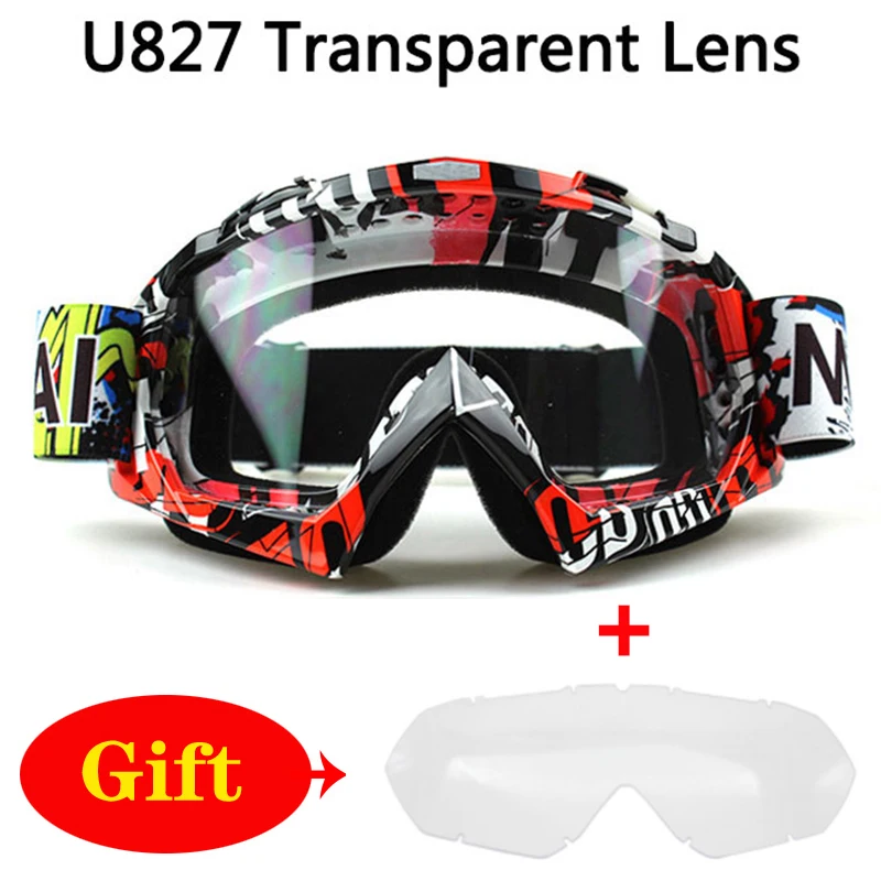 Moto Outdoor Glasses Goggles ATV For Motorcycle Glasses ATV Dirt Bike Racing Glasses Off-Road Ski Sport Motocross Goggles