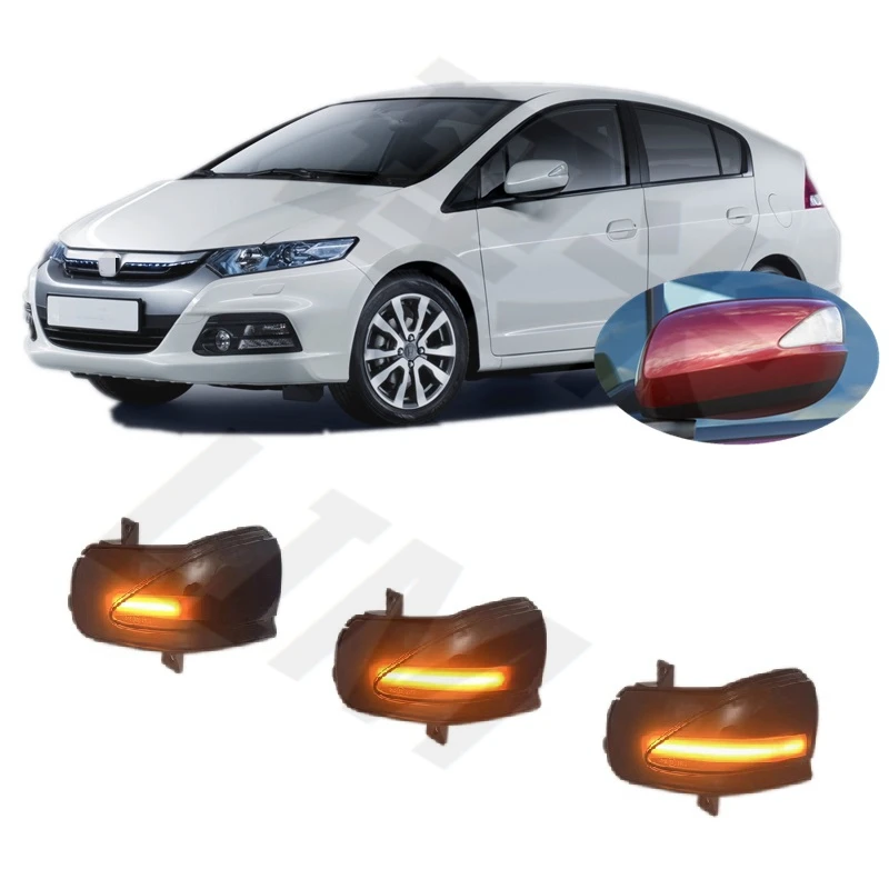 

Fit for Honda Insight ZE 2009 2010 2011 2012 Dynamic LED Side Mirror Turn Light Signal Lamp Car Acessories