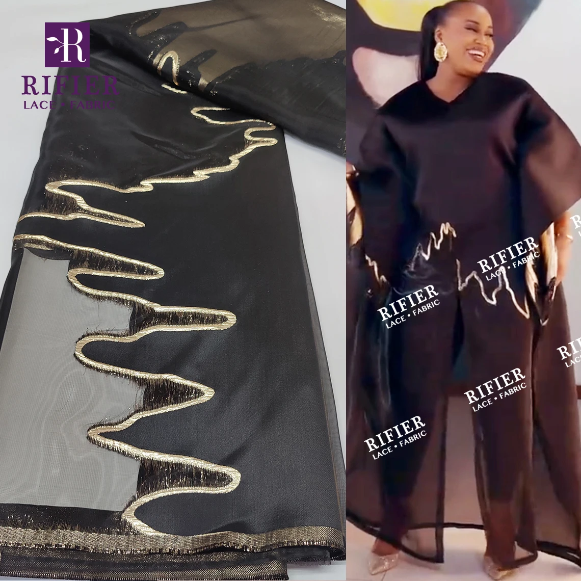 

Ткань из морской парчи 2025, африканский французский тюль, сетчатая кружевная ткань с вышивкой, гипюровые кружева для шитья свадебного платья, Mateiral