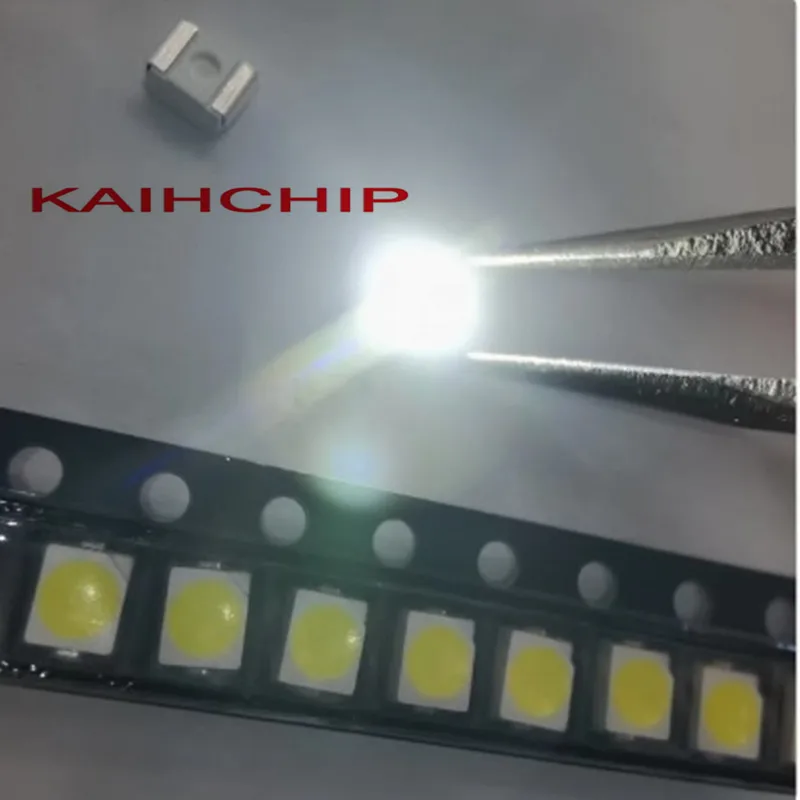 100-2000PCS(1reel) 3528 SMD LED White Ultra Bright 7-8LM Pure White 0.06W 3V 1210 SMD White LED Beads