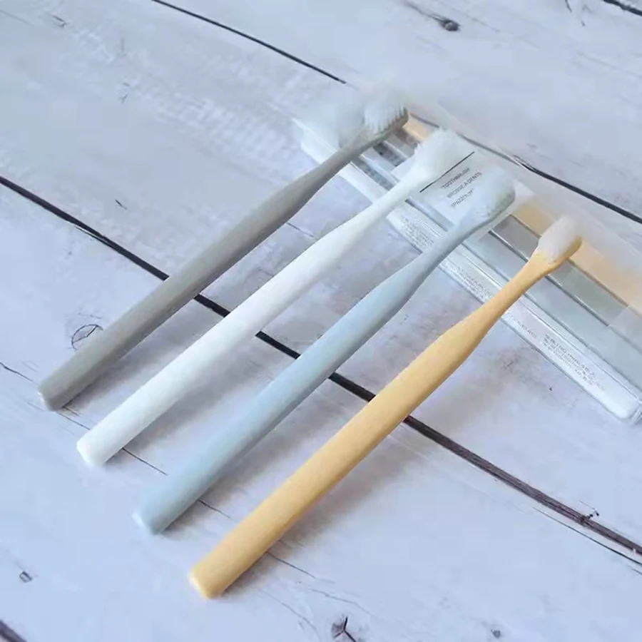 12 عبوة من فرشاة الأسنان ذات الرأس الصغير، رأس الفرشاة الصغيرة يهتم العناية باللثة والفم لإزالة البقع، فرشاة أسنان للزوجين -