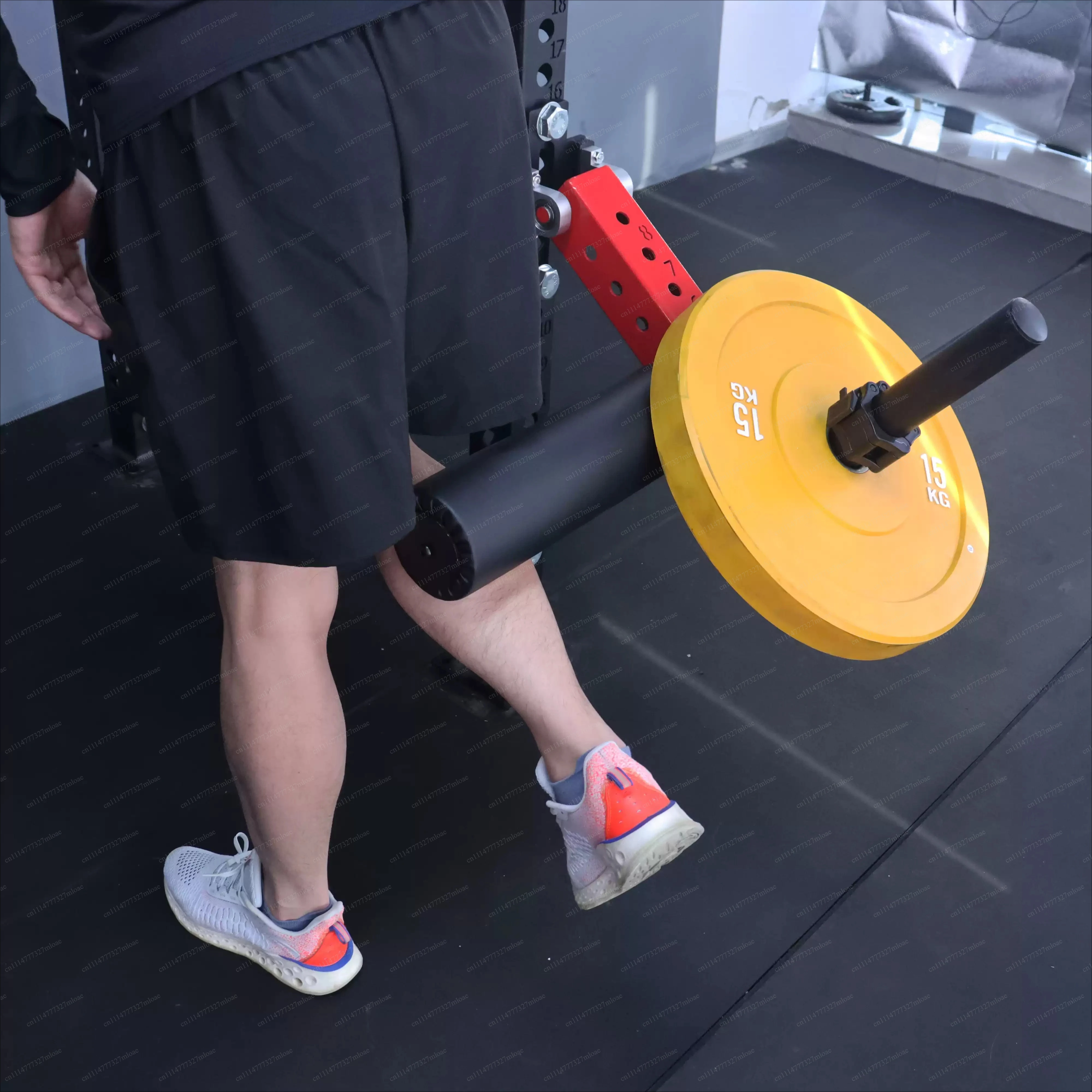 Seated leg extension and flexion Seated leg extension leg trainer Gym special fitness equipment Squat rack accessories