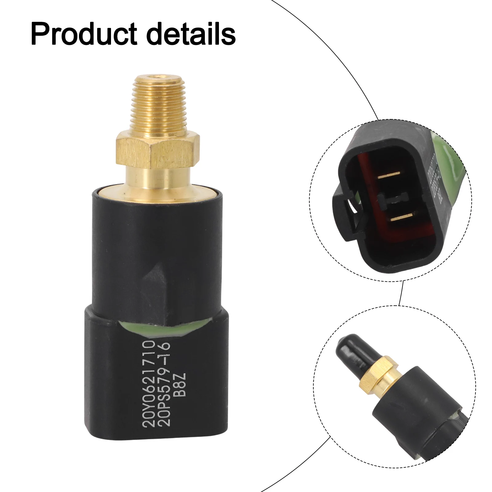 For 20Y0621710 Digger Pressure Switch Sensor for PC2006 6D95 6D102 Excavator Parts Compatible with Multiple Models