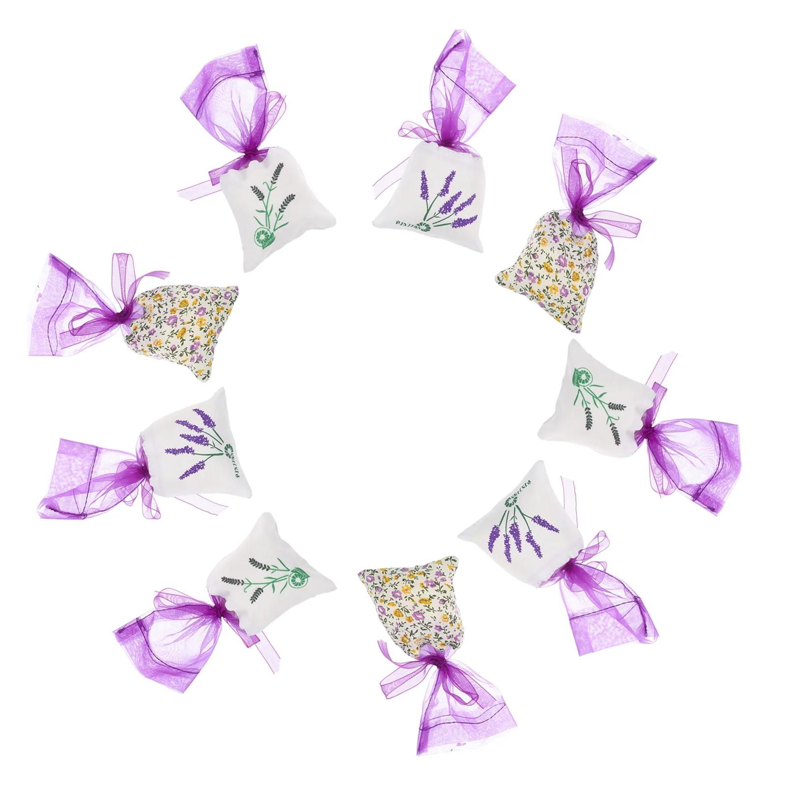 

15 Pcs Lavender Sachet Bag Decorative Pouch Sachets Empty Dried Flowers Storage Bags Drawstring Cotton Wardrobe