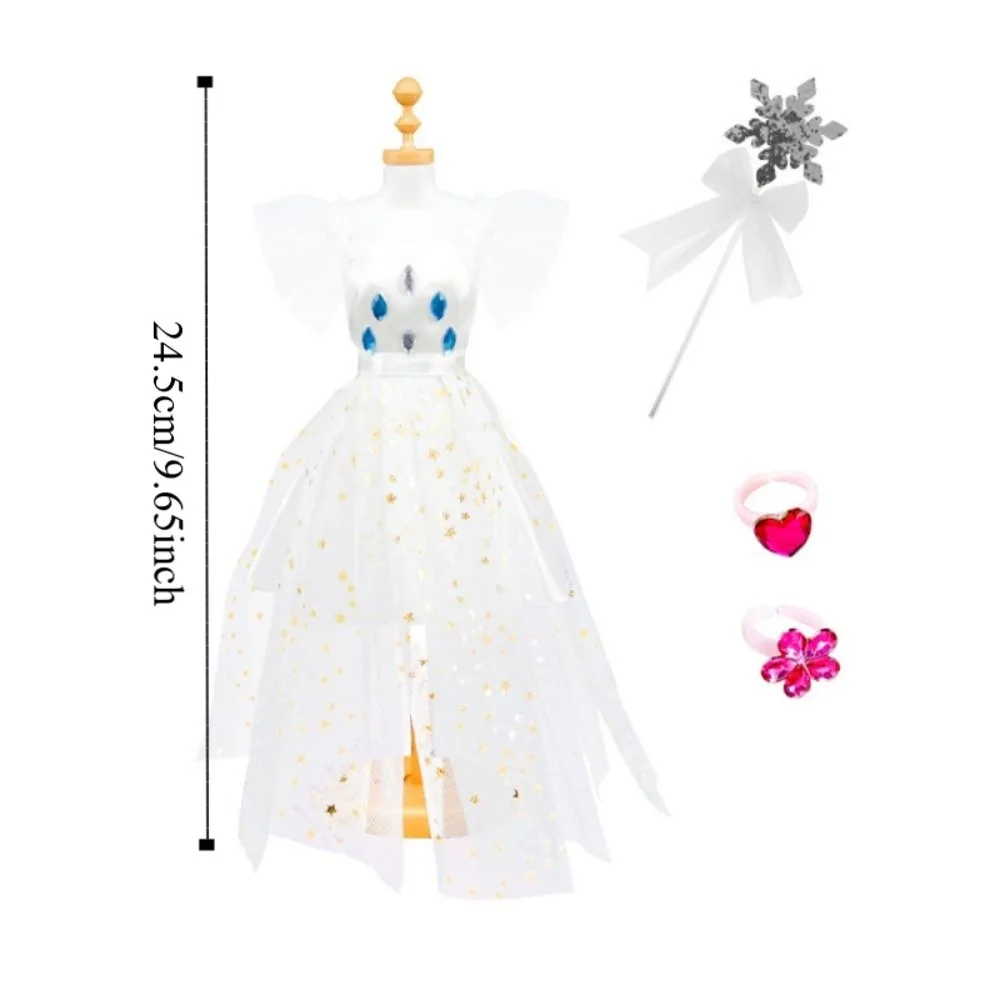 Conception de vêtements intellectuelle bénéfique, sac de matériel fait à la main, éducation précoce, artisanat de bricolage, ensemble de matériel pour robe de princesse