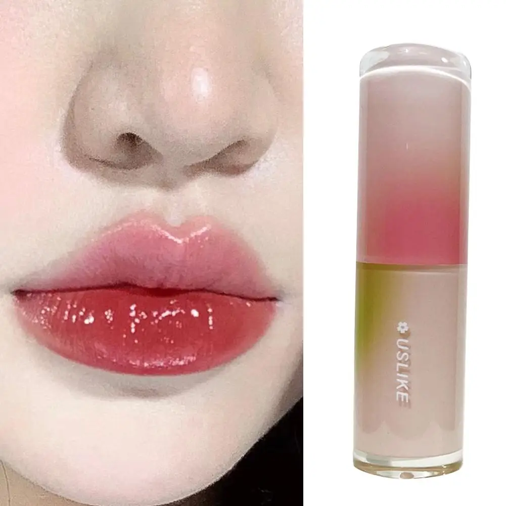 Spiegel Verven Lipgloss Vochtinbrengende Crème Vloeibare Lippenstift Lip Blijvende Make-Up Cosmetische Lange Tint Waterdicht Rood L1k1