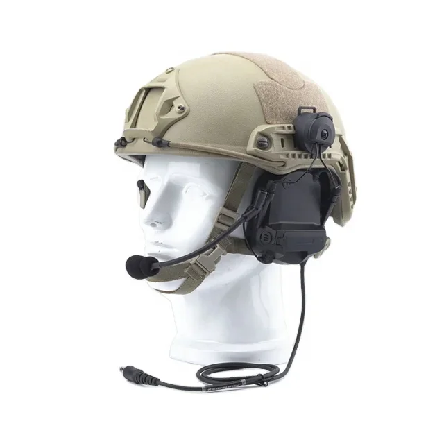 COMTAC XPI Tactical Headset Helmet Track Bracket Version Noise Reduction Pickup Hearing Protection Headset