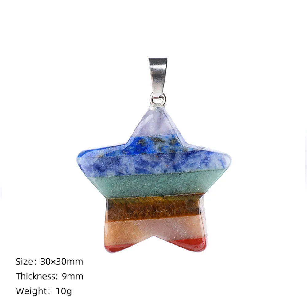 Rainbow Stone Crystal Pendant for DIY Jewellery Making
