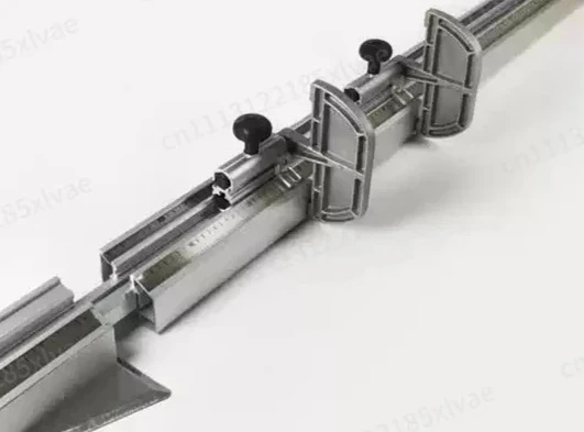 Adjustable Sliding Positioning Fence Precise Stop Plate Spare Part For Wood Panel Cutting Machine