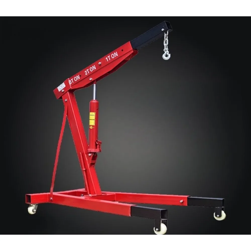 Engine hanger 2 ton 3 ton portable lifting frame folding small mobile crane