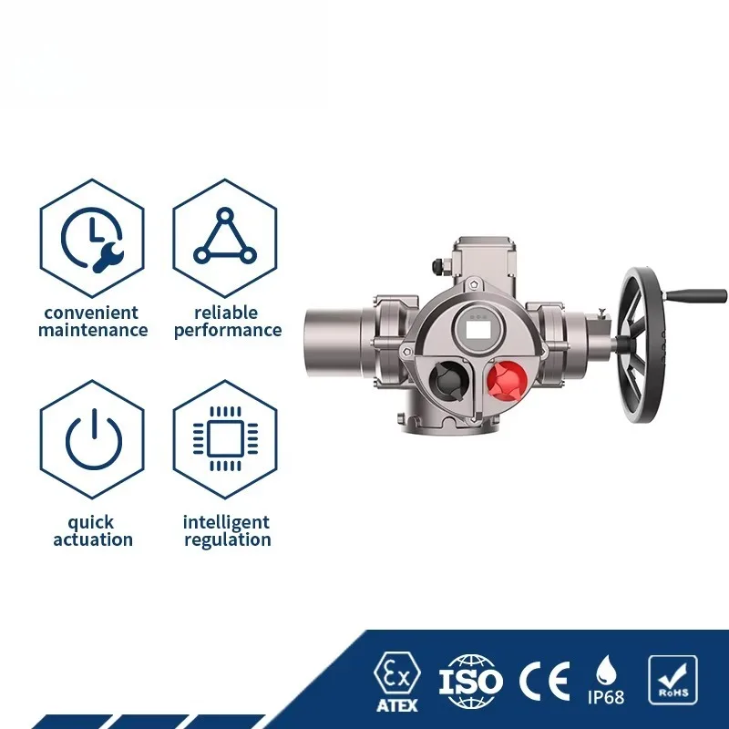 Electric gate valve regulating multi-turn electric actuator