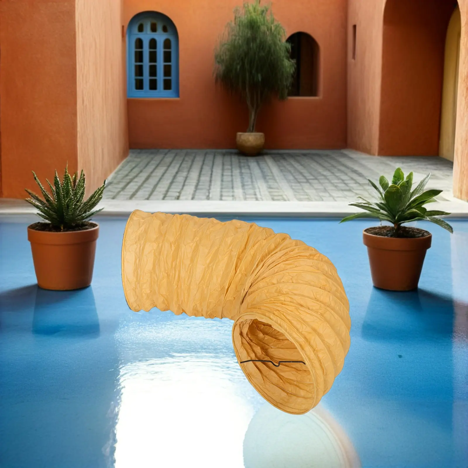 

Складной японский бумажный абажур – высокий цилиндрический сменный чехол для напольной лампы цвета хаки – мягкий светящийся декор для скандинавского интерьера и