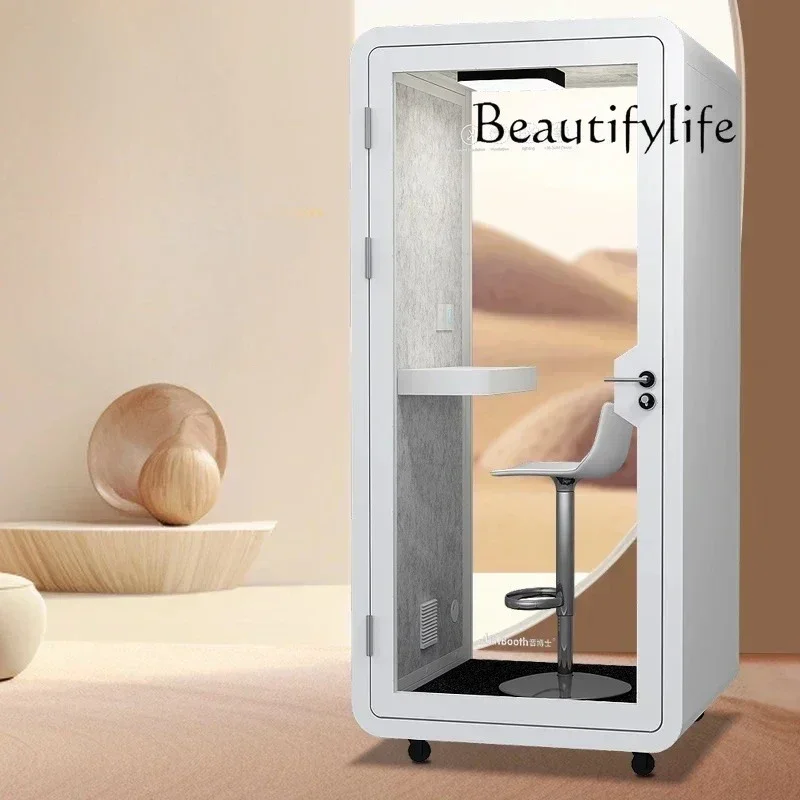 BJ Catio Outdoor Cat Enclosure Office Phone Booth Recording Studio Soundproof Room Silent Room Mobile Soundproof Room Home