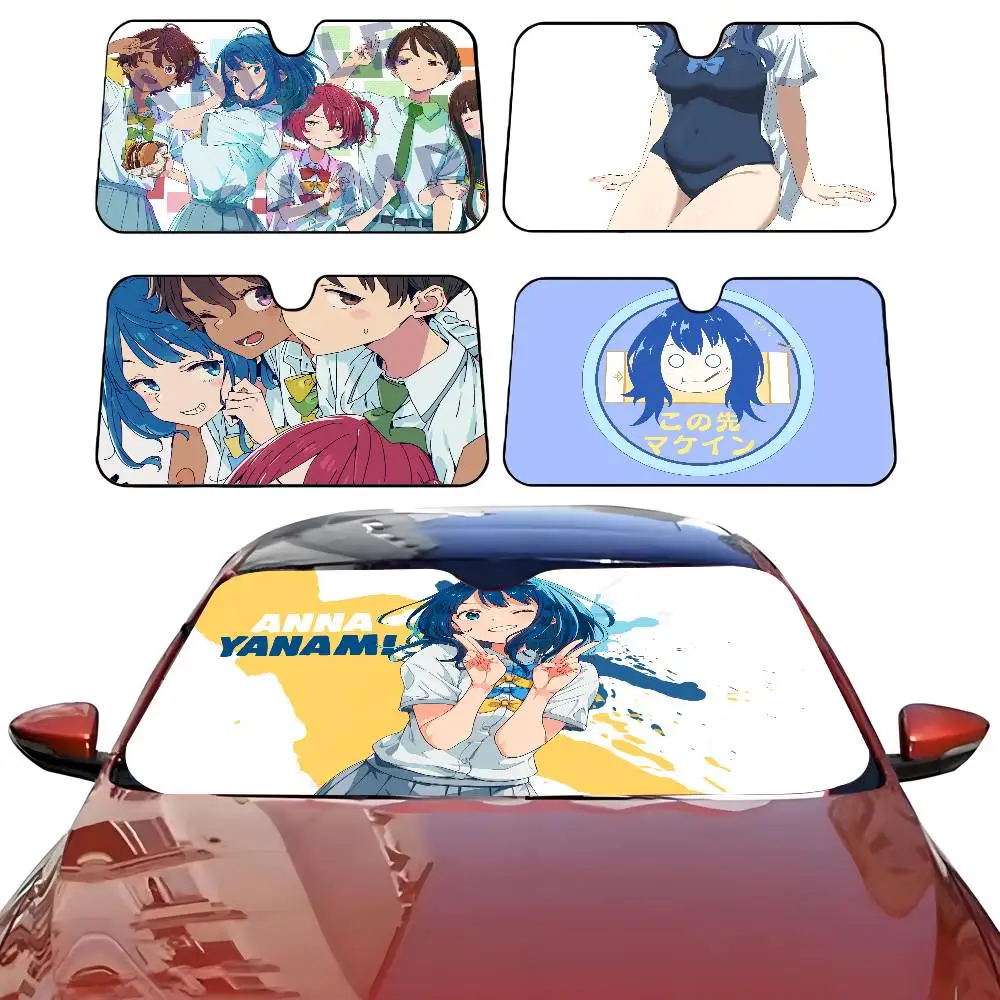 

ANIME Makeine Car SunShade Parasol Car Windshield Sun Shade UV Protection and Interior Cooler