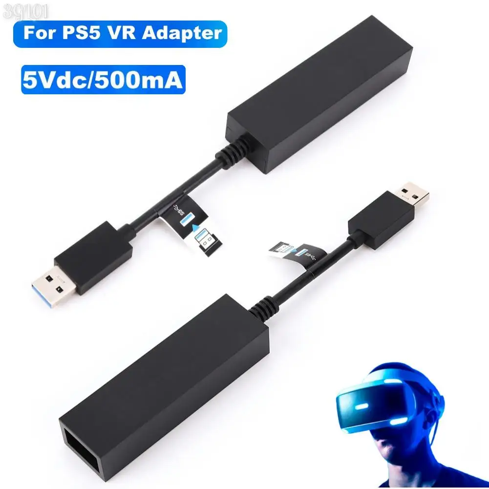 For Playstation 4 Camera Adapter for PS5 Console VR Connector USB3.0 Mini Camera Connector for PS5 PS4 VR 4 PS5 VR Connector