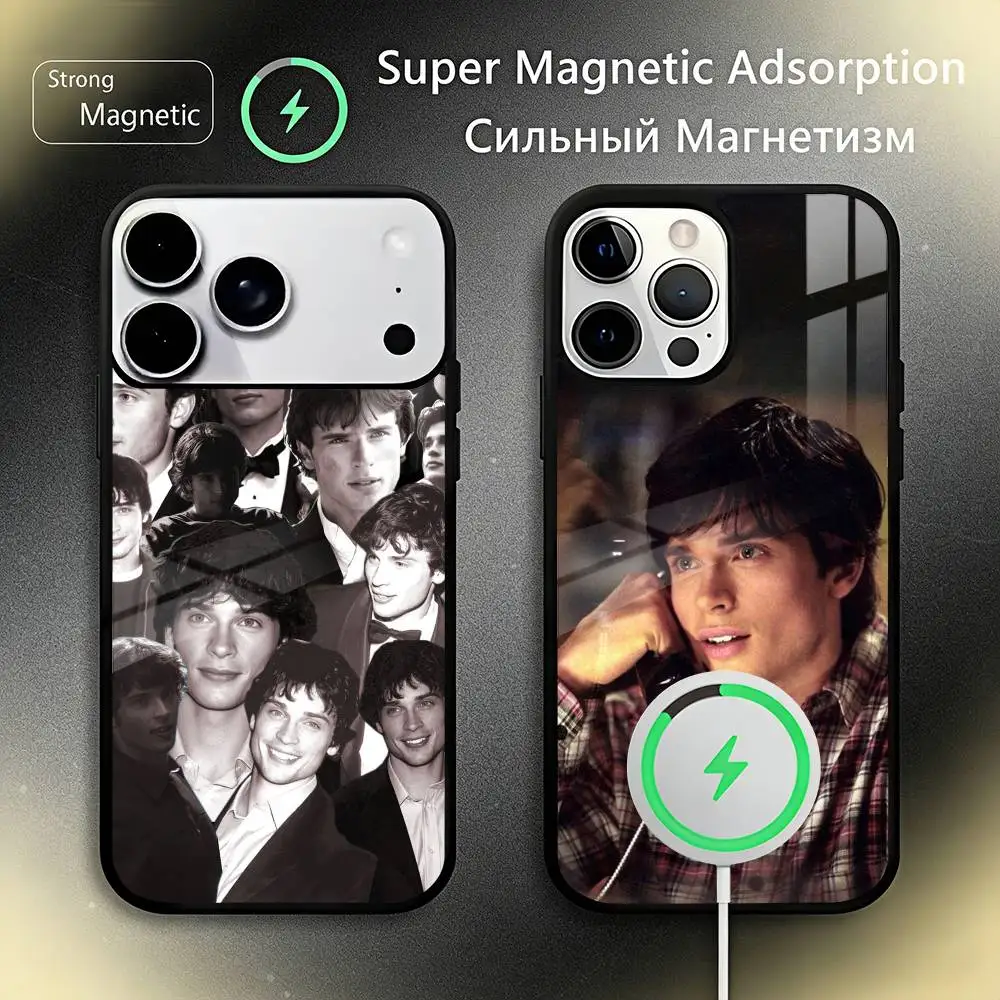 

T-Tom W-Welling Phone Case For iPhone17,16,15,14,13,12,11 Plus,Pro Max For Magsafe Wireless Charging