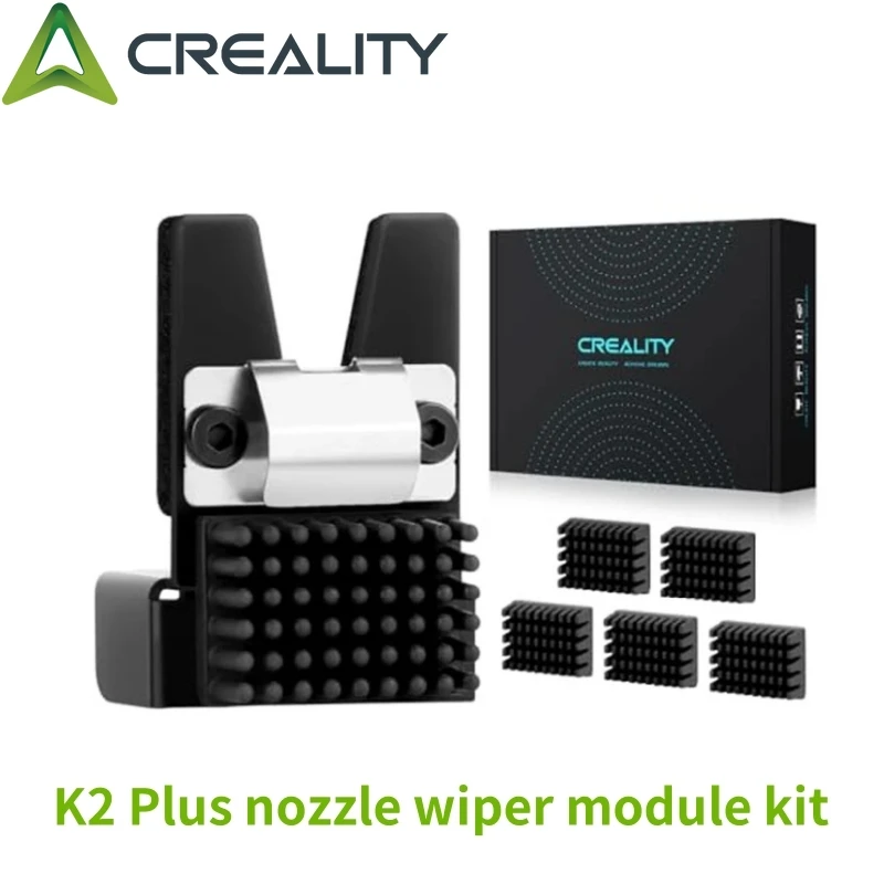 Creality K2 Plus Nozzle Wiper Module and Mouth Wiper Assembly, Original K2 Plus Accessories, K2 Plus Replacement Parts to Clean