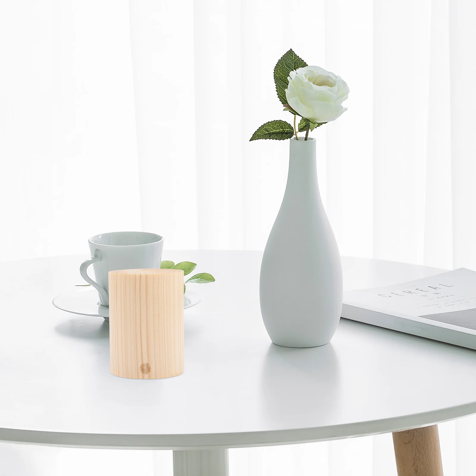 

Touch Control Bedside Lamp Led Wood Night Light Dimmable Decorative Usb Rechargeable Table Lamp For Bedroom Home Office Use